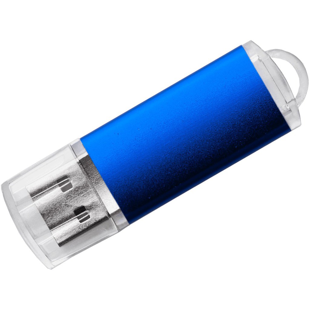 Схема Флешка 4 ГБ синяя, пластик и металл «ДАНИ»