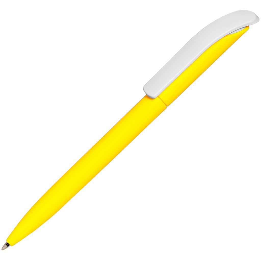 Макет Ручка желтая, пластик и soft-touch «ВИВАЛДИ-СОФТ»