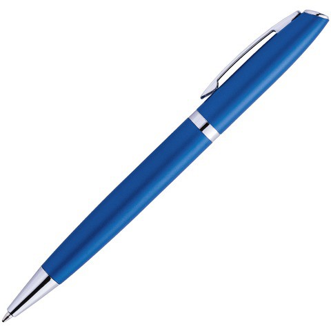 Ручка синяя, металл «ВЕСТА»
