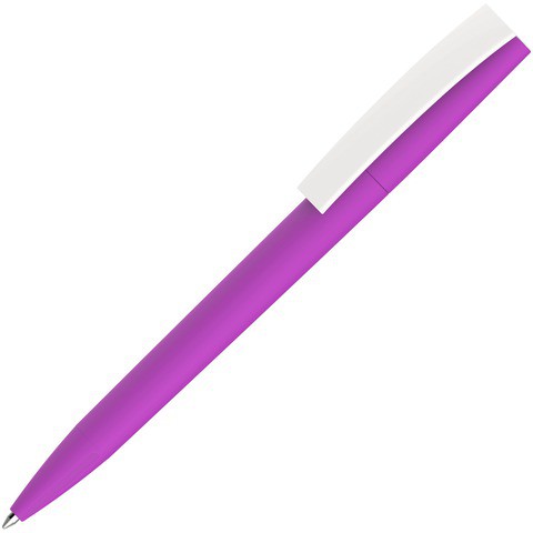 Ручка Фиолетовая (сиреневая) фиолетовая (сиреневая), пластик и soft-touch «ЗЕТА-СОФТ»