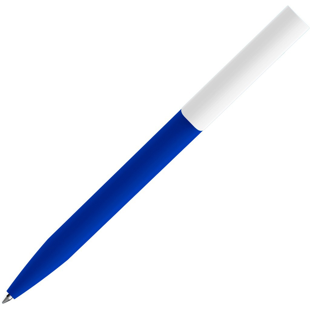 Фотография Синяя ручка, пластик и soft-touch «КОНСУЛ-СОФТ»