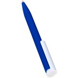 Синяя ручка, пластик и soft-touch «КОНСУЛ-СОФТ» Макет