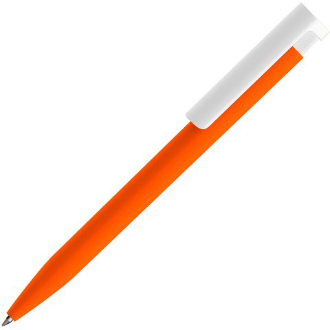 Ручка оранжевая, пластик и soft-touch «КОНСУЛ-СОФТ»