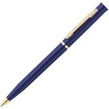 Темно-синяя ручка, пластик «ЕУРОПА-ГОЛД» Фотография