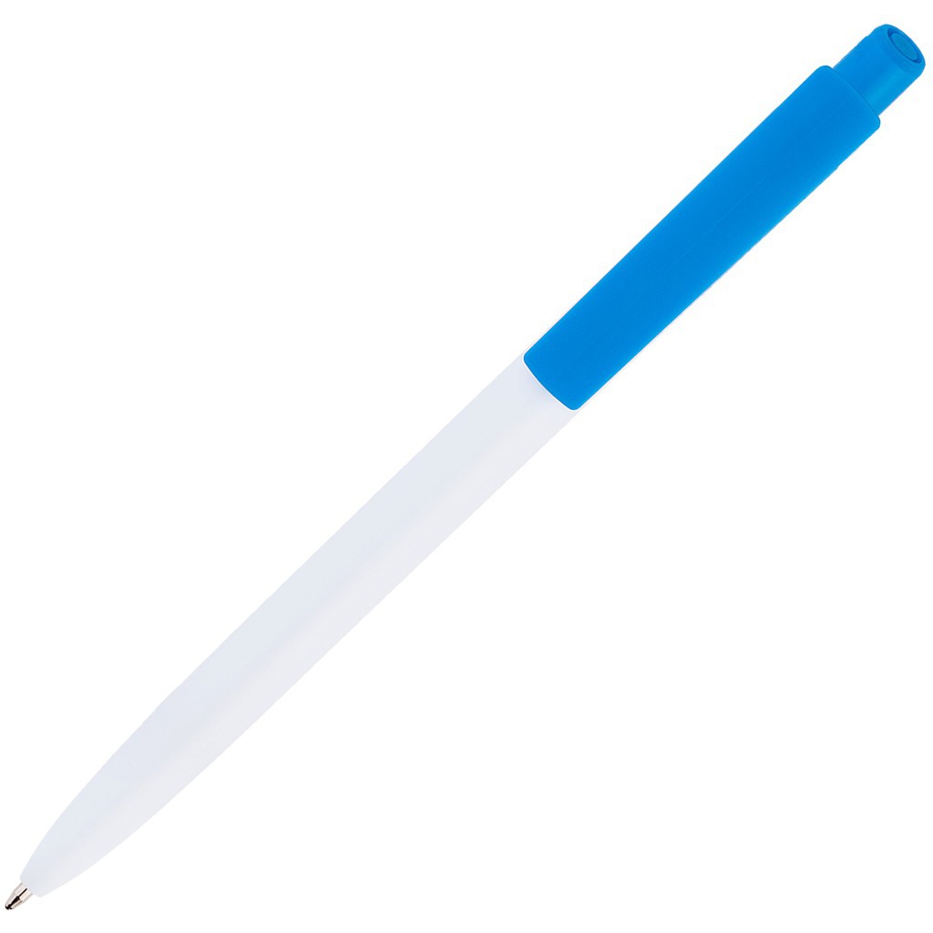 Изображение Голубая ручка, пластик «ПОЛО»