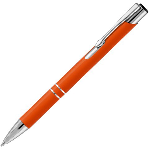 Ручка оранжевая, металл и soft-touch «КОСКО-СОФТ»