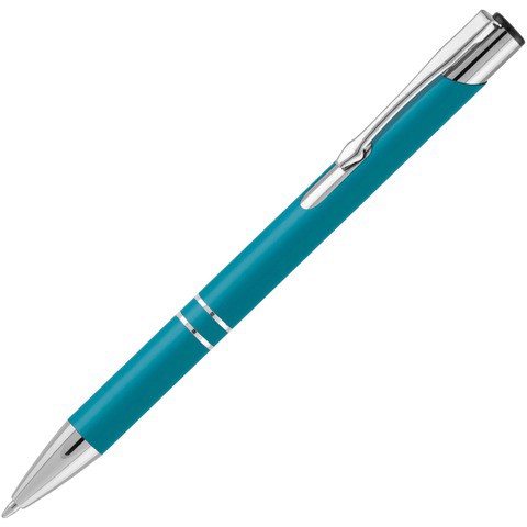 Ручка бирюзовая, металл и soft-touch «КОСКО-СОФТ»