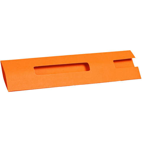 Чехол для ручки CARTON оранжевый, картон