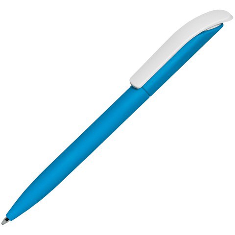 Ручка голубая, пластик и soft-touch «ВИВАЛДИ-СОФТ»