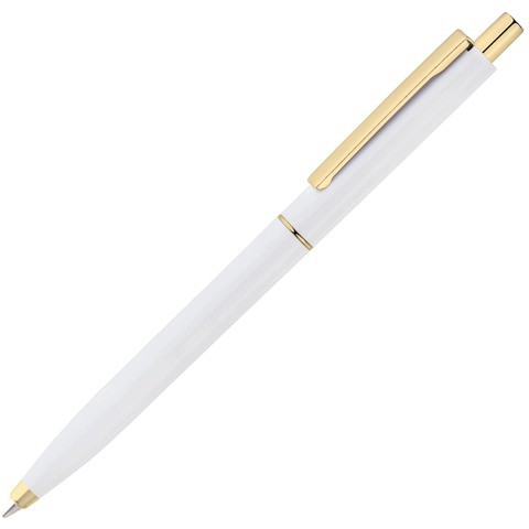 Ручка белая, пластик «ТОП-ГОЛД»