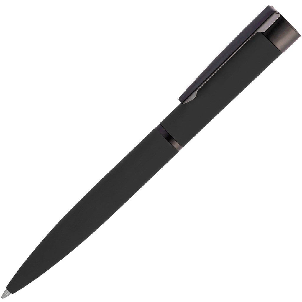 Макет Ручка черная полностью, металл и soft-touch «ГРОМ-СОФТ-МИРРОР»