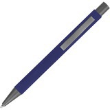 Ручка темно-синяя, металл и soft-touch «МАКС-СОФТ-ТИТАН» Картинка