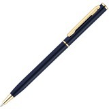 Ручка темно-синяя, металл «ХИЛТОН-ГОЛД» Изображение