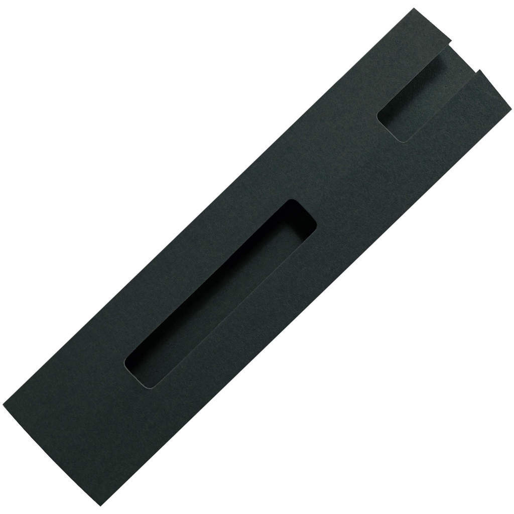 Макет Черный чехол для ручки carton, картон