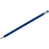 Синий карандаш треугольный wood color, дерево Схема