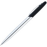 Ручка черная, металл и soft-touch «АРИС-СОФТ-МИРРОР» Фотография