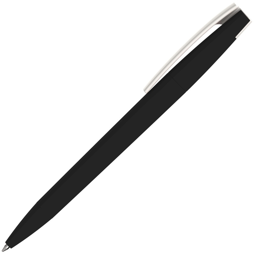 Картинка Черная ручка, пластик и soft-touch «ЗЕТА-СОФТ»